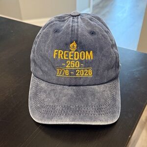 Freedom 250 America’s Birthday Ball Cap with Yellow Embroidery Hat